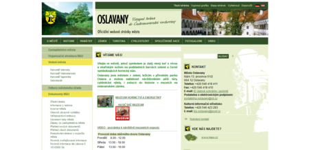 Web Oslavany